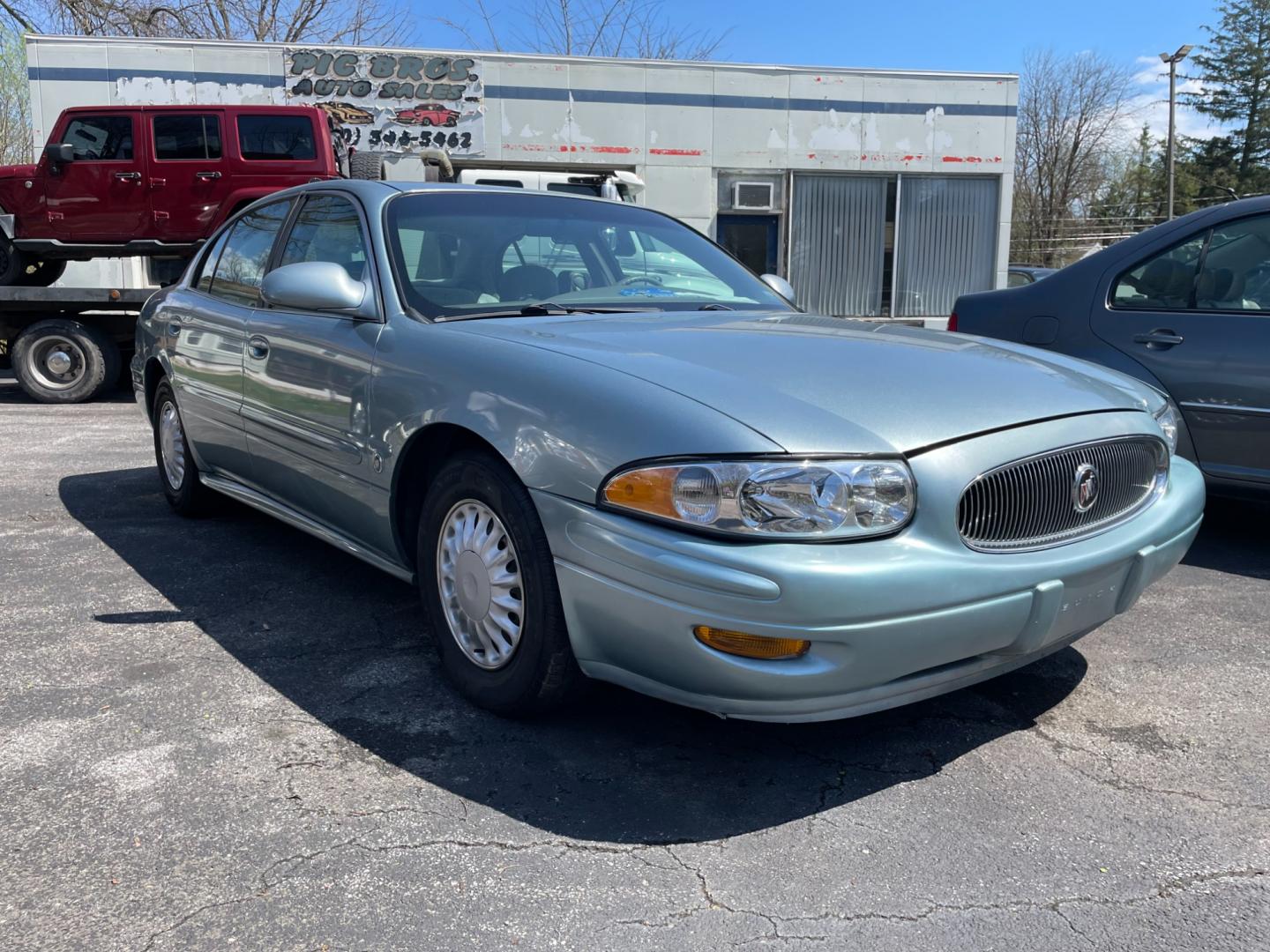 2003 blue Buick LeSabre Custom (1G4HP52K334) with an 3.8L V6 OHV 12V engine, 4-Speed Automatic Overdrive transmission, located at 101 N. Main Street, Muncy, PA, 17756, (570) 546-5462, 41.207691, -76.785942 - Photo#0